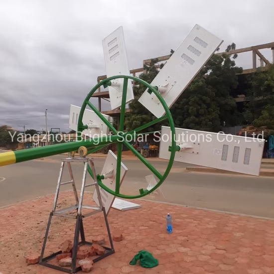 15m Highmast 120W 올인원 Soalr 가로등